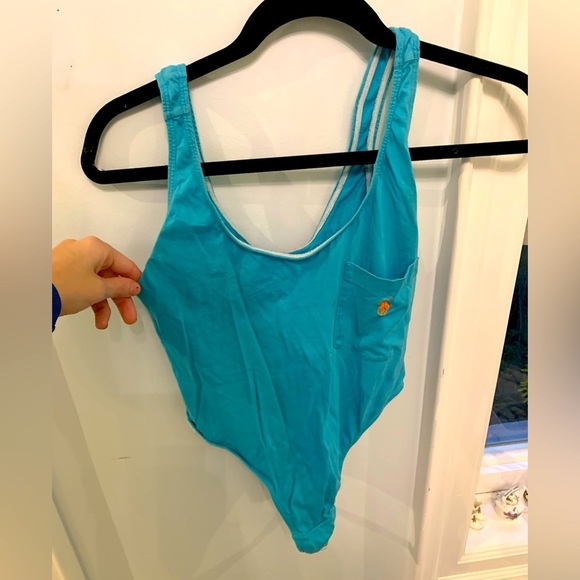 RALPH LAUREN POLO RARE VINTAGE BLUE BODY SUIT - Picture 13 of 16